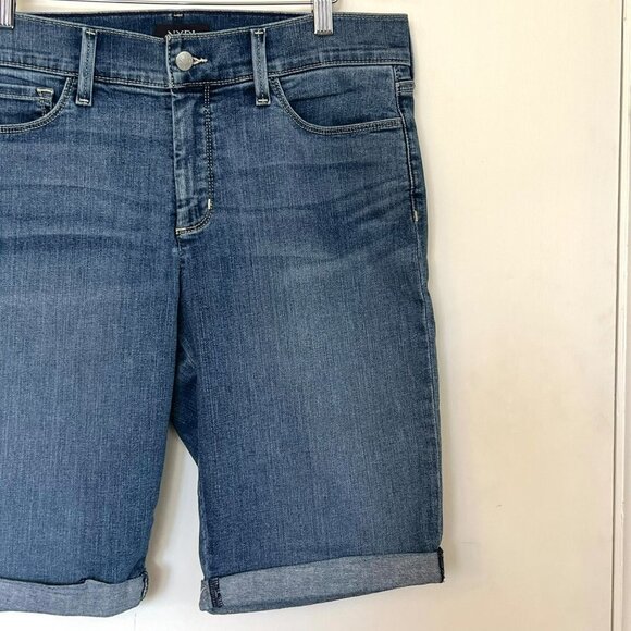 NWOT NOT YOUR DAUGHTERS JEANS NYDJ  BRIELLA 11” DENIM SHORTS SIZE 12 - Picture 5 of 7